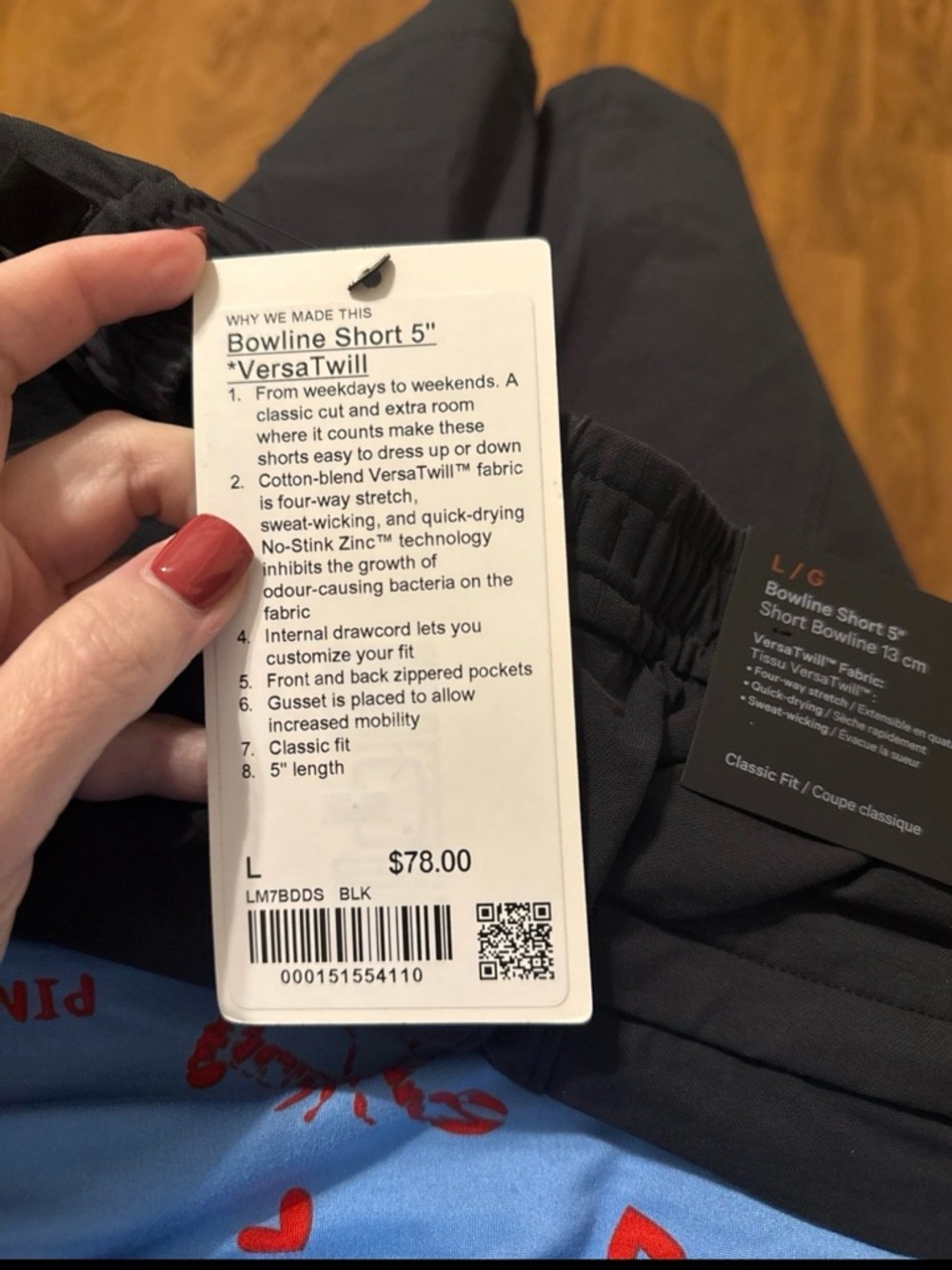 Lululemon Men’s Shorts Bowline 5” VersaTwill - Picture 4 of 4